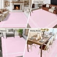 thumbnail image 5 of Pure Pink Area Rug 6x9 FT, Non Slip Living Room Throw Carpet, Simple Solid Color Washable Soft Large Floor Carpet Non-Shedding Rug for Bedroom Dining Room Play Room, 5 of 9