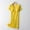 01 Yellow, variant on Awdenio Dresses for Women Plus Size Women's Breastfeeding Solid V-neck Short Sleeve Breastfeeding Postpartum Pregnant Women's Dress Sleepwear with Chest Pad