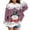 Purple, variant on Telankuip Girls Christmas Hoodies Cute Snowmen and Snowflakes Graphic Hooded Sweatshirts Kid's Oversized Comfort Long Sleeve Xmas Printed Pullover Tops 2025 Fall Winter Red 2-3 Years