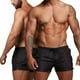 thumbnail image 5 of Pantalones cortos de fitness para hombres, pantalones cortos de entrenamiento de secado rápido transpirables, bolsillos laterales, adecuados para correr, levantamiento de pesas, playa negra l, 5 of 10