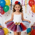 thumbnail image 5 of Byoo Newborn Girls cute Tutu Skirt Set Ornate Bow Festive Occasion Outfit mini Skirt, 5 of 6