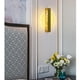 thumbnail image 3 of Aplique de pared LED acrílico redondo: luminaria interior cálida y elegante de un solo color, glamour dorado, 3 of 8