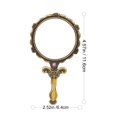 thumbnail image 2 of Miangastore Makeup Mirror Retro Foldable Mirror Portable Mini Cosmetic Mirror with Handle, 2 of 8