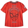 thumbnail image 2 of Marvel Spider-Man Mesh Soccer Jersey Athletic T-Shirt Toddler to Big Kid, 2 of 4