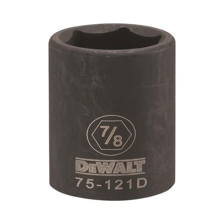 UPC: 0076174751215 | Stanley Tools 7516867 DWMT75121OSP Impact 0.5 Drive 6 Point Socket  0.875 in.
