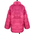 thumbnail image 6 of Penkiiy Women's 2024 Winter Faux Fur Jackets Fall Fashion Open Front Long Shaggy Coat Outerwear Faux Fur Coat Hot Pink, 6 of 6