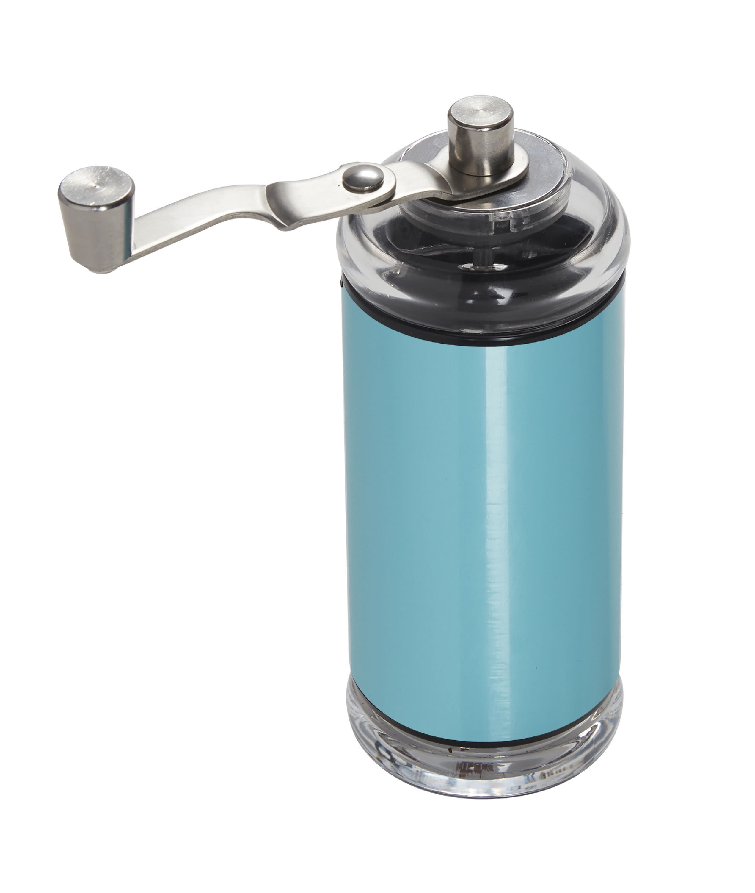 Copco Compact Manual Coffee Grinder, Stainless Steel, Aqua