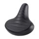 thumbnail image 3 of Sillín de bicicleta cómodo perfecl PU ancho con absorción de impacto Negro, 3 of 8