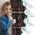 thumbnail image 3 of Blackout Kids Curtains,Colorful Geometric Striped Pattern Childrens Insulated Curtains Set Of 2,Bedroom Essentials,Toddler Room Decor 42x54in(106x137cm), 3 of 5