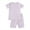 Light purple, variant on ATAIKU 12M-6Y Toddler Bamboo Pajamas Set, Baby Boy Solid Pjs Kids Girl Solid Snug Fit 2Pcs Short Sleeve Sleepwear