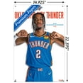 thumbnail image 3 of NBA Oklahoma City Thunder - Shai Gilgeous-Alexander Feature Series 23 Wall Poster with Push Pins, 14.725" x 22.375", 3 of 4