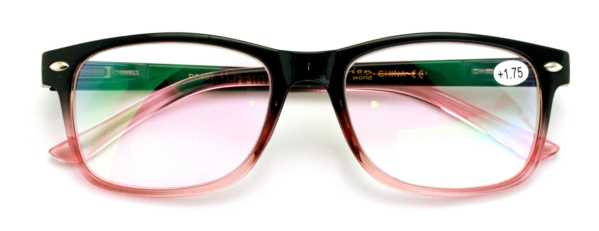 V.W.E. Rectangular Lightweight Reading Glasses AntiReflective