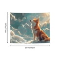 thumbnail image 6 of Picia Starry Sky Cloud Fox Pattern Tapestry-Tapestries for Bedroom Living Room Dorm(29x37"), 6 of 8