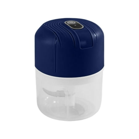 

Poaug Food Blender on Sale Clearance 250Ml Electric Garlic Chopper Mini Portable Veggie Chopper Garlic Grinder Masher Onion Chopper to Vegetable Wireless Food Processor for Fruit Meat Etc Blue