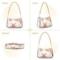 thumbnail image 7 of FORMRS Womens Shoulder Bag with Chain Strap Clutch Purse Cute Tote Handbag, White Starfish, 7 of 7