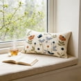 thumbnail image 6 of Embroidered Pillowcase, 19.6x11.8 Inch Spring Floral Pillow Cover, Decorative Bedding Cushion Case, Stylish Cover for Sofa Bedroom Living Room, 6 of 6