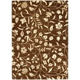 thumbnail image 5 of SAFAVIEH Soho Chase Floral Wool Area Rug, Brown/Ivory, 7'6" x 9'6", 5 of 6