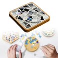 thumbnail image 2 of maytalsory Mosaic Coasters DIY Kit Hand Made Adhesive Colourful for Kid Home Decorative, 2 of 9