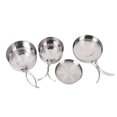 thumbnail image 5 of LJNYFDC Food Grade Stainless Steel Cookware 1 Set Stackable Stainless Steel Camping Cookware Set Cooking Pot Frying Pan Plate Four piece Set Food Grade for 1 3 People, 5 of 5