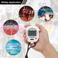 thumbnail image 7 of Sport Stopwatch Timer 120 Lap Memory 0.01 Second Timing Stop Watch Alarm Clock for Coach White, 7 of 7