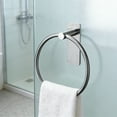 thumbnail image 5 of Stainless Steel Towel Ring | No Drill Adhesive Mount | Rust Proof Bathroom Towel Holder | Space Saving Circular Design for Hand Towels, 5 of 6