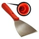 thumbnail image 2 of 4 pzs Espatula Acero Rigido Mango Plastico Extension 4 Pulg rojo 26.5x5x11, 2 of 7