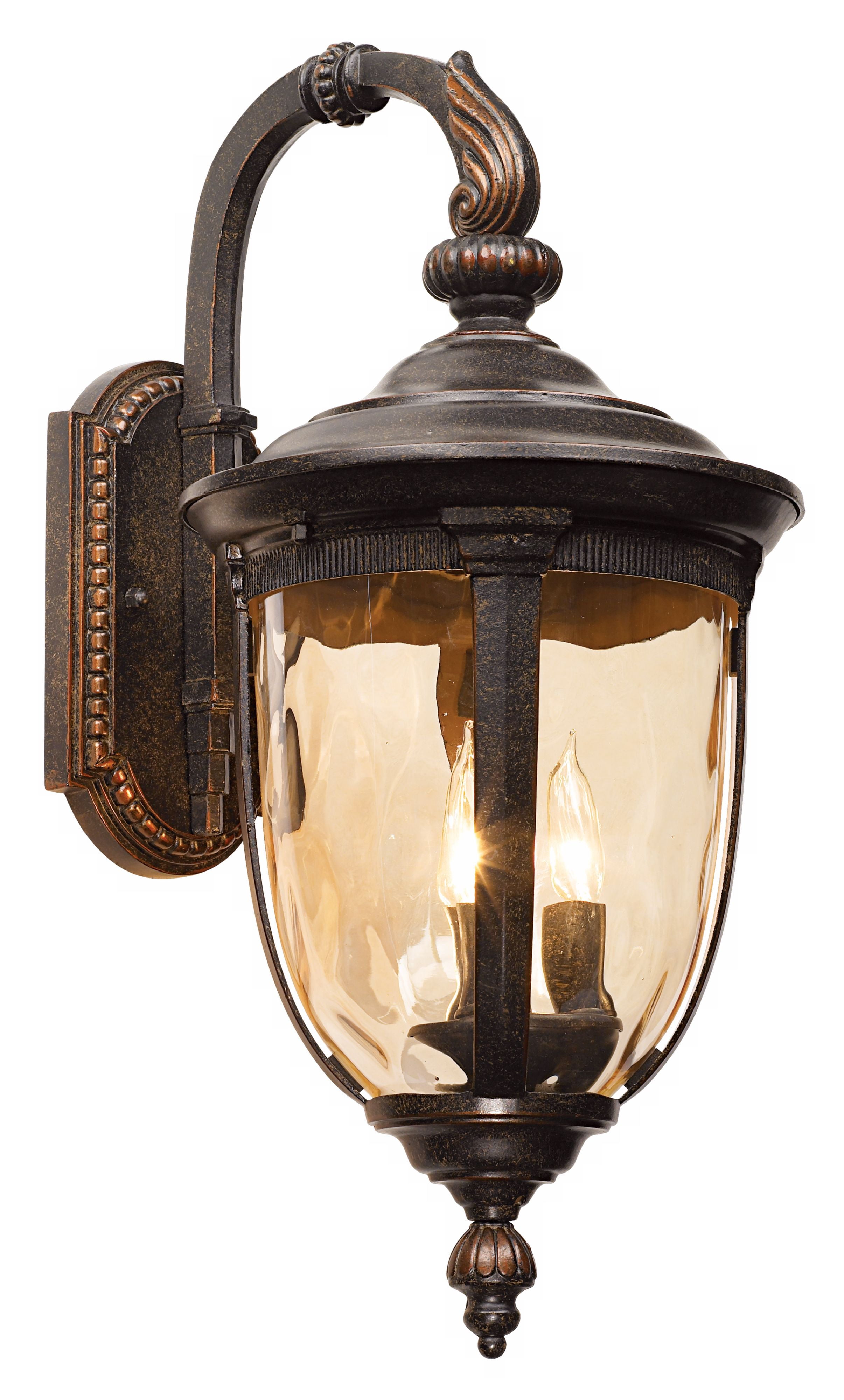 John Timberland Vintage Outdoor Wall Light Fixture Bronze Metal 20 1 2 Champagne Hammered Gl For Exterior House Porch Patio John Timberland Vintage Outdoor Wall Light Fixture Bronze Metal 20 1 2 Champagne Hammered Gl For Exterior House Porch Patio