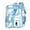 A, variant on Clear Sch-ool Backpacks Set Back to Scho-ol Gift Blue Dinosaur Transparent Backpacks for G-irl B-oy K-id Heavy Duty Bookbags Middle Sch-ool Travel Pack, Black