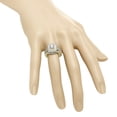 thumbnail image 4 of Dazzlingrock Collection 1.10 Carat (ctw) 14K Round White Diamond Ladies Bridal Halo Engagement Ring Set, Yellow Gold, Size 10, 4 of 4