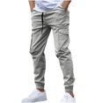 thumbnail image 2 of Dihao George Mens Slim Fit Cargo Pants Men Flex Stretch Joggers Work Hiking Pants With Pockets - Cargo Work Pants for Men Casual Cargo Pants Joggers Hiking Sweatpants Stretch Elastic Waist Work Pants, 2 of 6