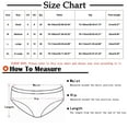 thumbnail image 2 of Bigersell Cheeky Panties Clearance Womens Boyshorts Underwear High Cut Panty Style P-1445 Cotton Plus Size Panties Cotton Thongs Briefs Mid Waist Women's Briefs Pink S, 2 of 3