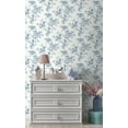 thumbnail image 5 of NextWall Blue Sketched Floral Peel and Stick Wallpaper, 5 of 8