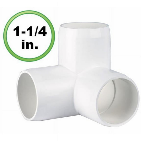 Circo 34-F 1.25 in. 3 Way L PVC Pipe Fitting