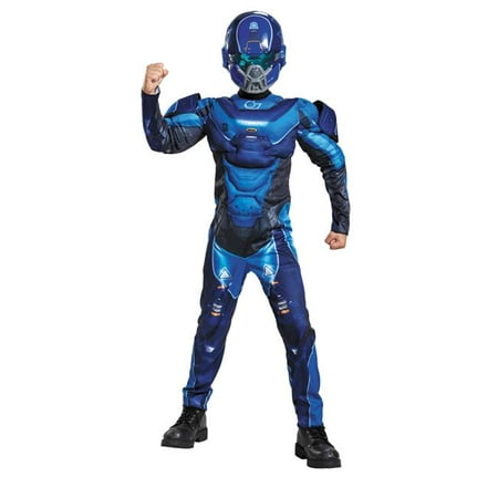Morris Costumes DG97546K Blue Spartan Muscle Child Costume, Size