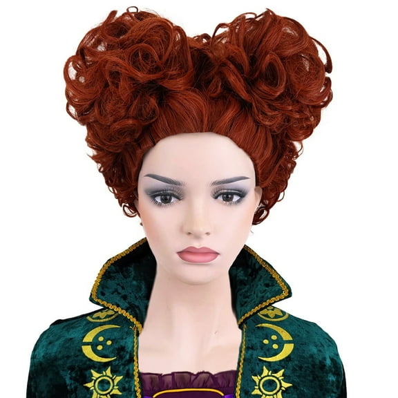 RightOn Red Brown Wig Reddish Wig for Women Short Cosplay Wig Costume Party Wigs