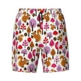 thumbnail image 4 of Lsque Mens Swim Trunks Squirrel In The Forest Pattern - Bathing Suit Compression Liner - Beach Swim Shorts Swimwear - (S-3XL) - Stretch Quick Dry -3X-Large, 4 of 9