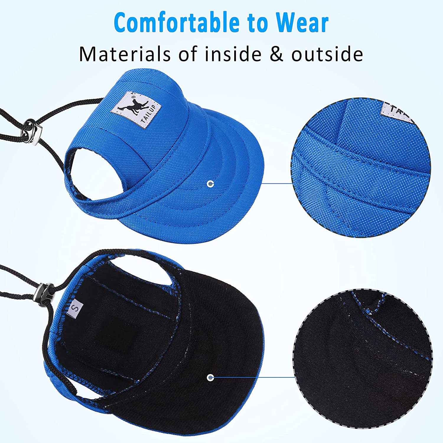 Dog Baseball Caps Dog Visor Hats Pet 