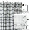 thumbnail image 5 of VHC Brands, Sawyer Mill Ticking Stripe Prairie Swag, Black, 36x36x18, Set of 2, 5 of 7
