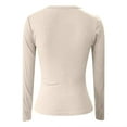 thumbnail image 5 of EDFBUYKRS Ruffle Blouse with Long Sleeves, Sizes S-3X, Women’S Xl, 5 of 5