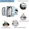 thumbnail image 3 of ALAZA Cute Rabbit Cloud Laptop Backpack Purse Travel Bag Casual School Bookbag Rucksack for Women Men, 3 of 6