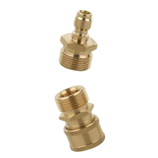 S SERENABLE 2Pcs Pressure Washer Quick Connector easily connect Fitting Male/Female Thread