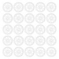 Acrylic Panel Point Support ROSENICE 200Pcs Plastic Washers Flat for Board Fastening and Support in ...