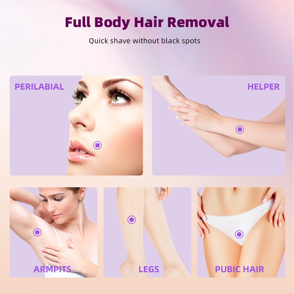 Welan Bikini Trimmer for Women,Cordless Wet/Dry Body Shaver for Trip,Cordless Body Shaver with Ceramic Blade, IPX7 Waterproof Lady Facial Razor, Portable Rechargeable Body Hair Trimmer for Face