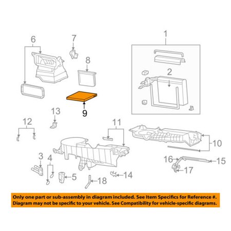 Pontiac Gm Oem 03 08 Vibe Cabin Air Filter 88970273 Walmart Com