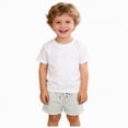 thumbnail image 1 of gdxvjhbj Shorts pour Garçons Shorts pour Garçons Coupe Extensible devant Plat Shorts d'Uniforme de Golf pour Garçons Style Classique à Enfiler Taille 6-7 (Gris, 6-7 Ans), 1 of 5