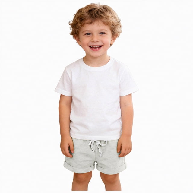 gdxvjhbj Shorts pour Garçons Shorts pour Garçons Coupe Extensible devant Plat Shorts d'Uniforme de Golf pour Garçons Style Classique à Enfiler Taille 6-7 (Gris, 6-7 Ans)