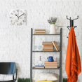 thumbnail image 4 of 7.78" Black Analog Square Wall Clock Sweet Rabbit, 4 of 5