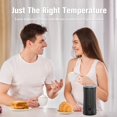 thumbnail image 4 of 4-in-1 Electric Milk Frother for Coffee, Latte, Cappuccino, Macchiato - Automatic Warm & Cold Foam Maker, 4 of 6