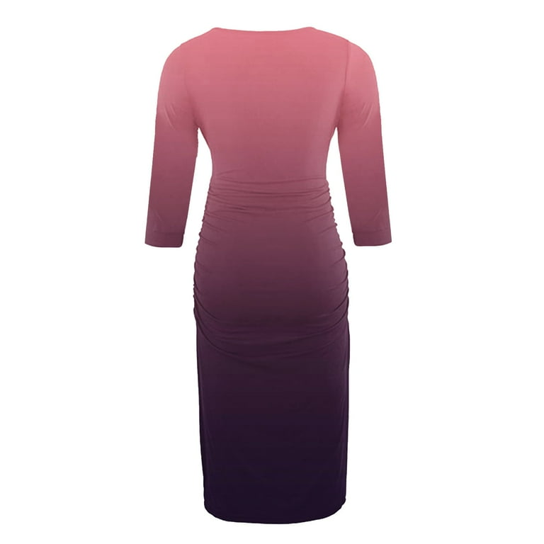 bodycon dresses for pregnancy Momyknows Elegant Long Sleeve Maternity Dress Ultimate Baby Shower Outfit White Bodycon Dress, White / XL