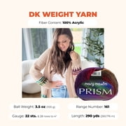 Mary Maxim Prism Yarn, Soft Acrylic DK Variegated Yarn 3.5 oz Skein 290 Yards, Sunset